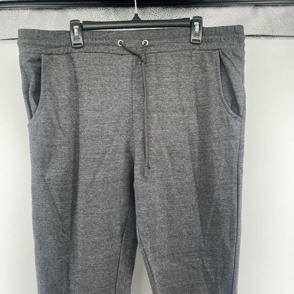 Loungehero Men’s Gray Drawstring Cotton Blend Joggers Size Large - Picture 4 of 14